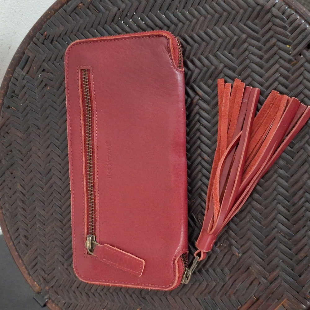 Lisa Leonard Red Leather Wallet
